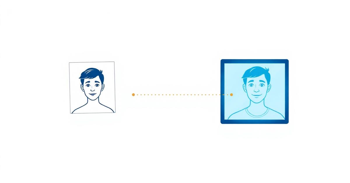 Illustration of a creator and their AI clone